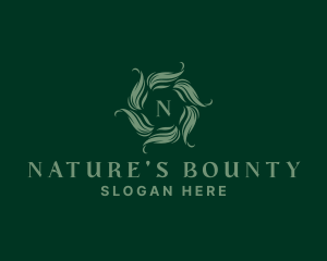 Nature Leaf Spa logo design