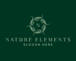 Nature Leaf Spa logo design