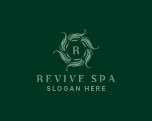 Nature Leaf Spa logo design