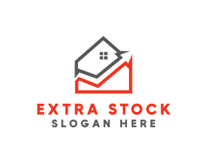 House Stocks Price   logo design