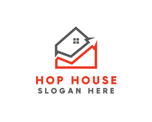 House Stocks Price   logo design