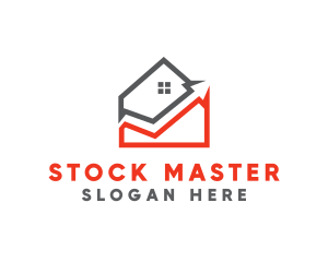 House Stocks Price   logo design