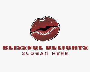 Sexy Seduction Lips logo design