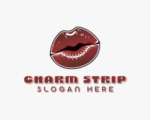 Sexy Seduction Lips logo design