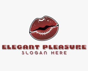 Sexy Seduction Lips logo design