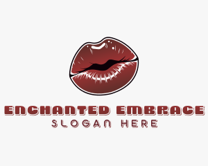 Sexy Seduction Lips logo design