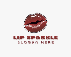 Sexy Seduction Lips logo design