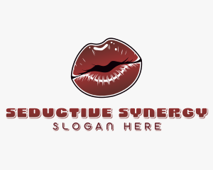 Sexy Seduction Lips logo design