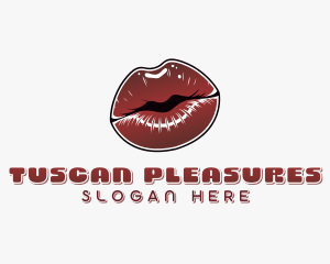 Sexy Seduction Lips logo design