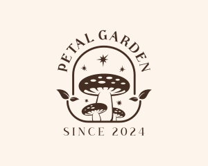 Herbal Mushroom Fungus logo design