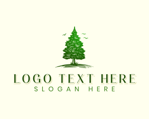 Agricultural Pine Tree logo