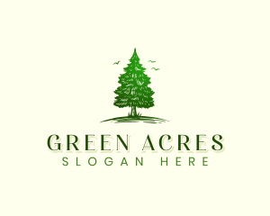 Agricultural Pine Tree logo