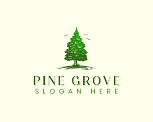 Agricultural Pine Tree logo