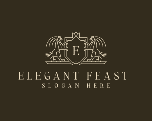Elegant Lion Fashion logo design