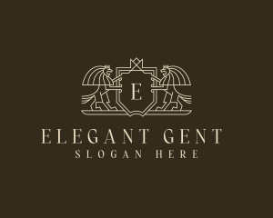 Elegant Lion Fashion logo design