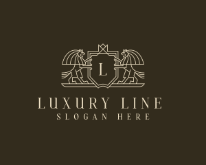 Elegant Lion Fashion logo design