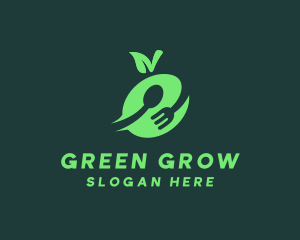 Green Food logo design