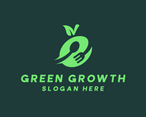 Green Food logo design