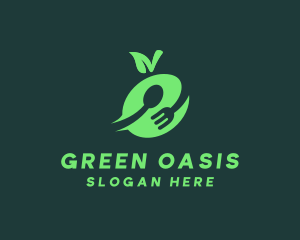 Green Food logo design