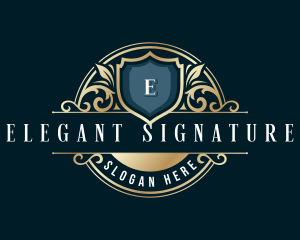 Elegant Crest Boutique logo design