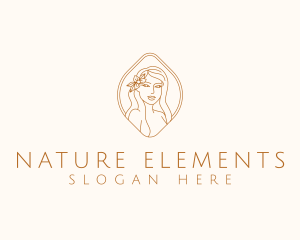 Woman Natural Beauty logo design