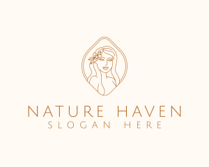 Woman Natural Beauty logo design