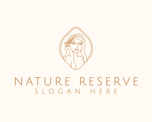 Woman Natural Beauty logo design