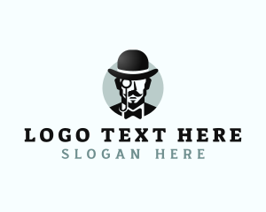 Gentleman Bowler Hat logo