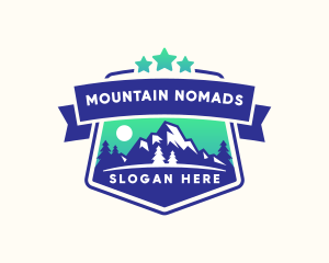 Forest Outdoor Mountain logo design