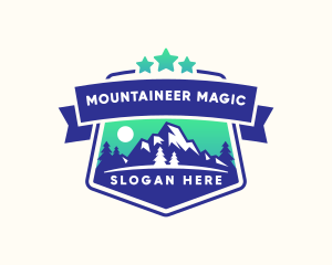 Forest Outdoor Mountain logo design