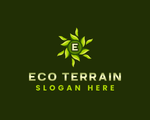 Eco Leaves Wellness logo design