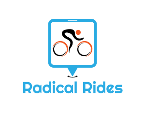 Bike Race Cyclist logo design