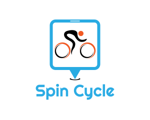 Bike Race Cyclist logo design