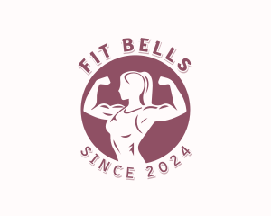 Gym Woman Fitness logo design