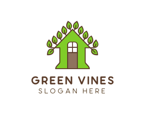 Vine Leaf House logo design