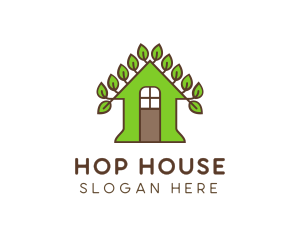 Vine Leaf House logo design