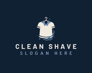 Shirt Laundry Cleaning logo design