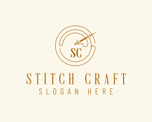 Sewing Needle Thread logo design