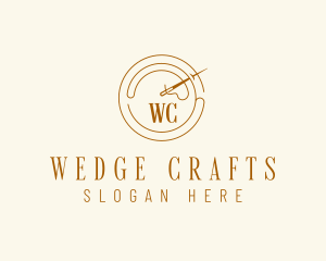 Sewing Needle Thread logo design