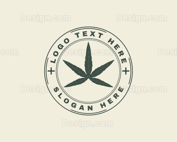 Marijuana Weed Leaf Logo