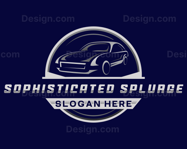 Luxury Car Garage Logo