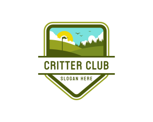 Golf Course Country Club logo design