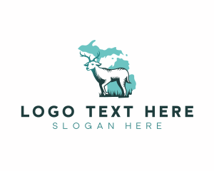 Michigan Deer Antler logo