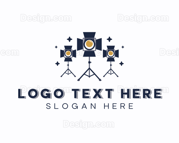 Photography Spotlight Tripod Logo