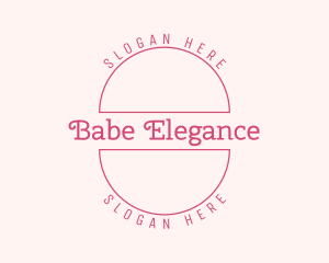 Elegant Pink Boutique logo design