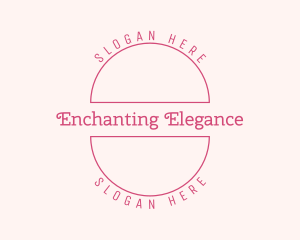 Elegant Pink Boutique logo design