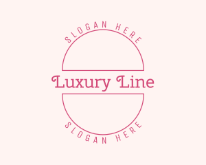 Elegant Pink Boutique logo design