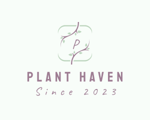 Nature Plant Branches logo design