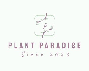 Nature Plant Branches logo design