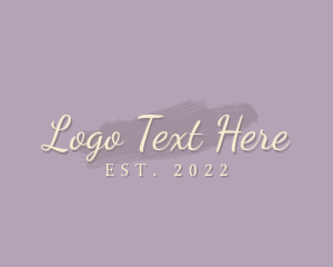 Beauty Pastel Wordmark logo